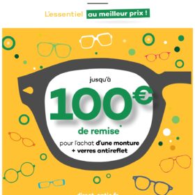 Jusqu'à 100€ de remise