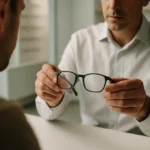 Verre de lunette rayé : un opticien peut vous aider