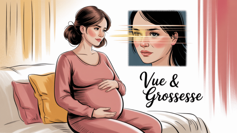 Les problèmes de vue des femmes enceintes