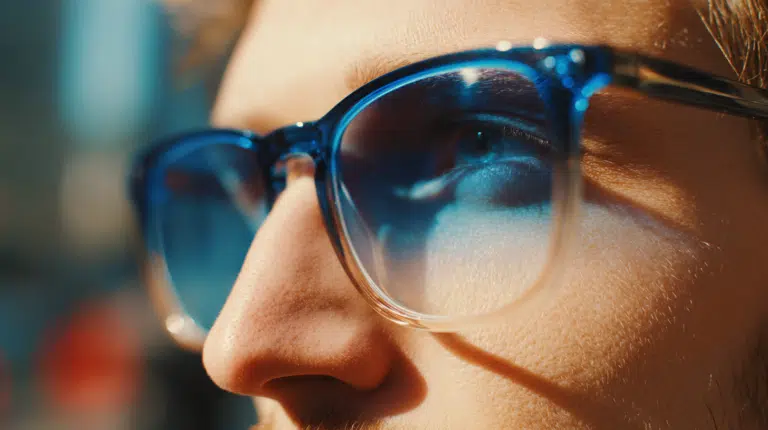 Pourquoi choisir des lunettes avec les verres bleu dégradé ?