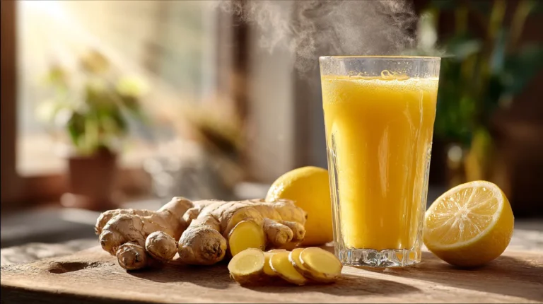 Jus de gingembre : bienfaits, recette et conseils santé