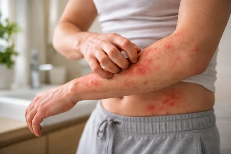 Urticaire : repères concrets quand des plaques rouges apparaissent d’un coup